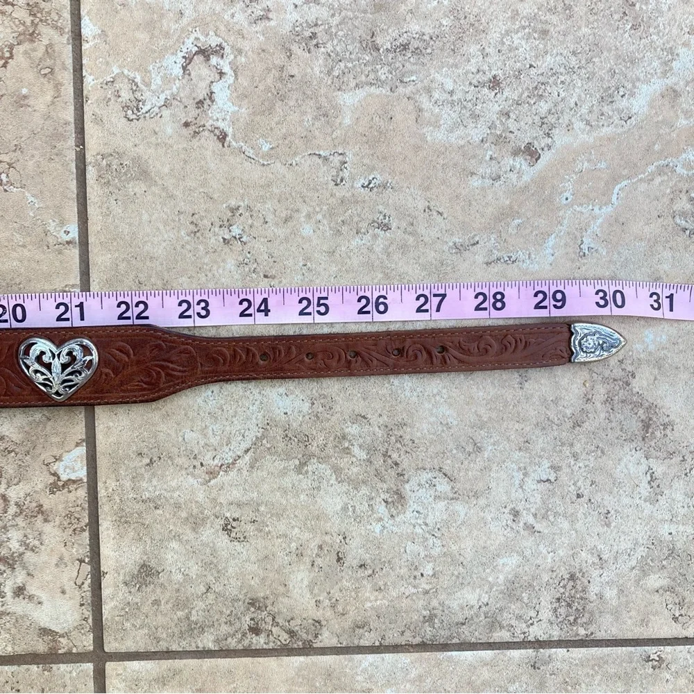 Justin Western Heart Belt 26”